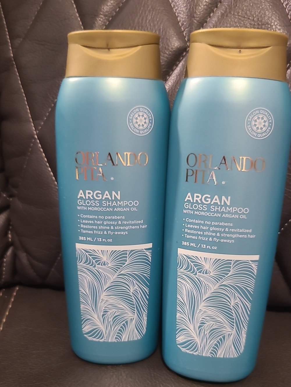 2 Pack - Orlando Pita Moroccan Argan Gloss Shampoo 385 mL / 13 fl. oz. size